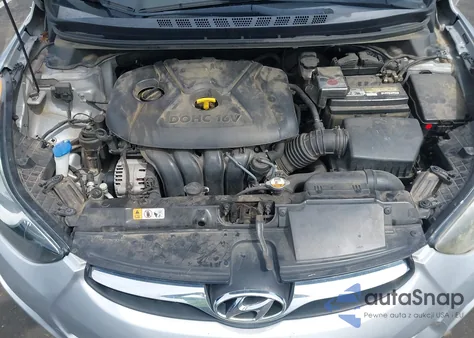 2013 Hyundai Elantra Gls from USA, damaged, VIN 5NPDH4AEXDH418005